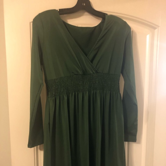 Green Women's Sexy Bodycon Mini Club Dress - Picture 2 of 4